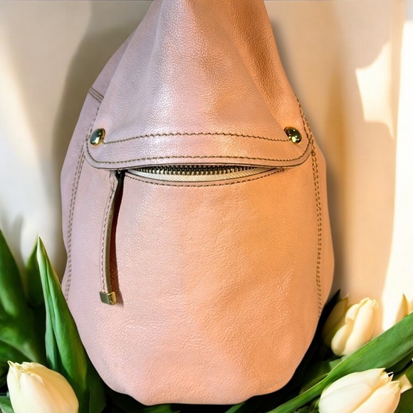 Burberry Blue Label Leather Pink Hobo Shoulder Bag - Picture 5 of 17